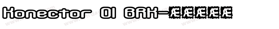 Konector O1 BRK字体转换